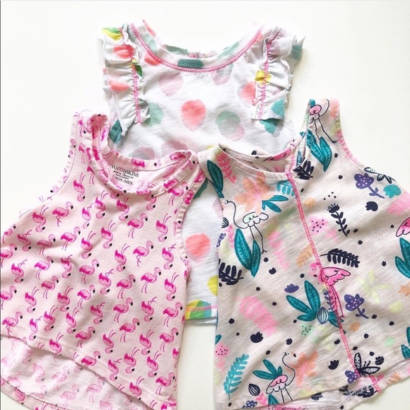 Toughskins & Cat & Jack 18 mo 3 PC TANK BUNDLE